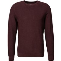 Brax Herren Pullover rot Baumwolle unifarben von BRAX