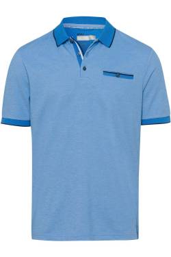 Brax Modern Fit Poloshirt Kurzarm hellblau von BRAX