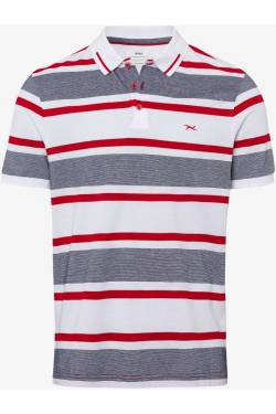 Brax Modern Fit Poloshirt Kurzarm rot von BRAX