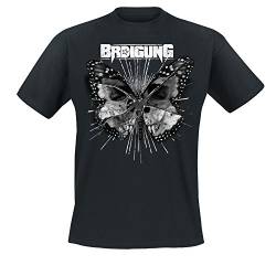 BRDigung - "Schmetterling T-Shirt, Farbe: Schwarz, Größe: L von BRDigung