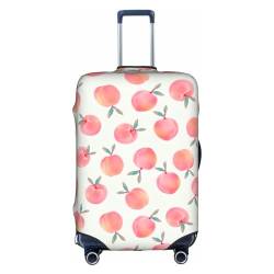 BREAUX Pink Peach Bedruckte Gepäckabdeckung, elastischer Gepäckschutz, modische Gepäckabdeckung, Größe M, Rosa Pfirsich, M, Pink Peach, M von BREAUX