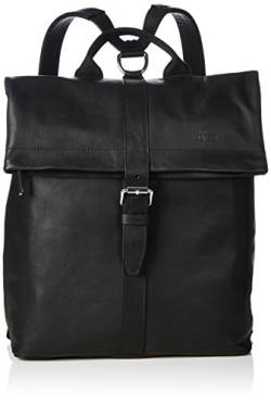 BREE Stockholm 13, black, backpack 184900013 Damen Rucksackhandtaschen 32x13x40 cm (B x H x T), Schwarz (black 900) von BREE