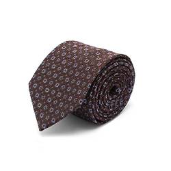 BRERA 67 Elegante dunkelbraune Krawatte aus Seide und Wolle 148 x 8 | Krawatten für Herren | Krawatte Jungen | Accessoires Männer für Jacke und Anzug von BRERA 67