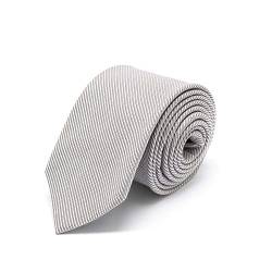 BRERA 67 Elegante weiße und graue gestreifte Krawatte aus Seide und Wolle 148 x 8 | Krawatten für Herren | Krawatte Jungen | Accessoires Männer für Jacke und Anzug von BRERA 67