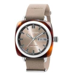 BRISTON Unisex-Erwachsene Quarz Uhr mit Edelstahl Armband 23342.SA.TS.30.NT von BRISTON
