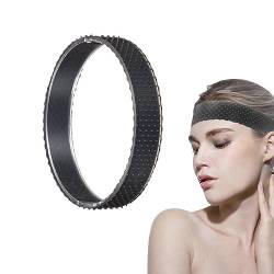 BROJAQ Silikon-Perückengriff - Rutschfestes Anti-Schweiß-Haarband aus Silikon, verstellbar,Perückenkappen für Männer und Frauen, transparentes, bequemes Perückenband, um Perücken an Ort und Stelle zu von BROJAQ