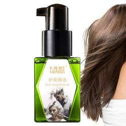 Haarnährendes Öl für Frauen - 70 ml nicht fettendes Haaröl zur Vorbeugung von Trockenheit - Notwendigkeiten für trockenes Haar für Ausflüge, Zuhause, Geschäftsreisen, Friseursalon, Urlaub, Brojaq von BROJAQ