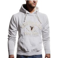 BRUBAKER Kapuzensweatshirt Herren Sweatshirt mit Kapuze - New York Eagle (1-tlg) Sweater mit Kängurutasche und Adler Logo von BRUBAKER