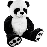 BRUBAKER Kuscheltier XXL Panda Teddy 100 cm groß, Pandabär (1-St., Teddybär Schwarz Weiß), Panda Bär Stofftier Plüschtier von BRUBAKER