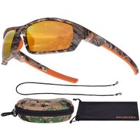 BRUBAKER Sonnenbrille Polarisierte Camouflage Brille Sonnengläser mit UV-Schutz für Indoor- und Outdooraktivitäten von BRUBAKER
