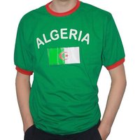 BRUBAKER T-Shirt Algerien - Retro Unisex Fan Shirt für Herren und Damen (1-tlg) Trikot von BRUBAKER