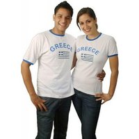 BRUBAKER T-Shirt Griechenland - Retro Unisex Fan Shirt für Herren und Damen (1-tlg) von BRUBAKER