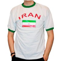 BRUBAKER T-Shirt Iran - Retro Unisex Fan Shirt für Herren und Damen (1-tlg) von BRUBAKER