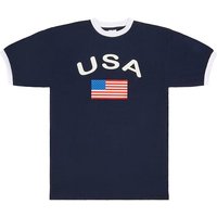 BRUBAKER T-Shirt USA - Retro Unisex Fan Shirt für Herren und Damen (1-tlg) Trikot von BRUBAKER