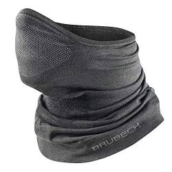 BRUBECK M-Pro Halbe Sturmhaube Merinowolle | Herren | Damen | Klimaregulierend | 42% Merino Wolle | Balaclava | Funktionskleidung | Atmungsaktiv | KM10780, Gr.:L - XL, Farbe:M-Pro Anthrazit von BRUBECK