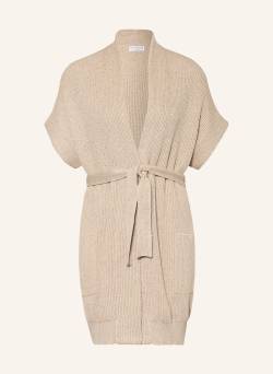 Brunello Cucinelli Strickjacke Mit Pailletten braun von BRUNELLO CUCINELLI