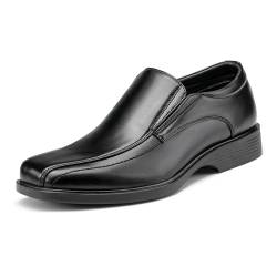 BRUNO MARC Herren Mokassin Anzugschuhe Herren Slipper Slip on Bussnis Schuhe Cambridge-05,schwarz 47EU von BRUNO MARC