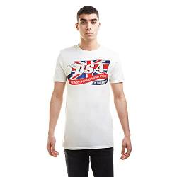 BSA Herren Flag Logo T-Shirt, Natürliches Weiß, X-Large von BSA