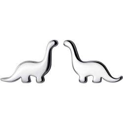 BSLVWG Dinosaurier Ohrstecker, Silber Tiny Dinosaurier Ohrstecker Minimalistische Tier Statement Ohrstecker Knorpel Piercing Schmuck Geschenke für Frauen Kleine Mädchen Sensible Ohrringe von BSLVWG