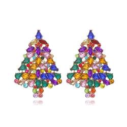 BSLVWG Weihnachten Ohrringe für Frauen Urlaub Ohrringe für Mädchen Santa Weihnachtsbaum Ohrringe Weihnachtsbrief Dangle Ohrringe für Teen Mädchen Weihnachtsschmuck für Geschenk (Weihnachtsbaum) von BSLVWG