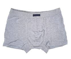 BSSTORE Herren-Boxershorts aus weicher Baumwolle, elastisch mit elastischem Innenraum, grau, S von BSSTORE