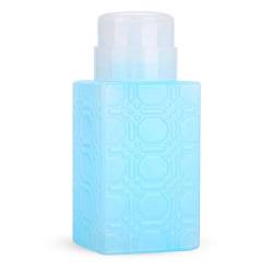 250ml leere Kunststoff Schaumspender Pumpe Flasche Lotion Flaschen für Shampoo Dusche Handseife schäumend (Quadratisches Blau) von BSTCAR