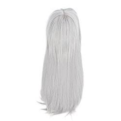 76cm Frau lange gerade Perücke, lange gerade Haare Perücken grau Cosplay falsches Haar Perücke für Party Halloween täglich von BSTCAR