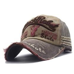 BSTCAR Cap Vintage Männer und Frauen, Einstellbare Größe% Baumwolle Classic Baseball Cap Modische Baseball Mütze Retro Baseball Kappe Baseballkappe für Sport Reise Outdoor von BSTCAR