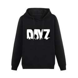 DayZ Mens Funny Unisex Sweatshirts Graphic Print Hooded Black Sweater 3XL von BSapp