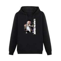 Linkin Pork Chester Bennington Rip Mens Funny Unisex Sweatshirts Graphic Print Hooded Black Sweater XL von BSapp