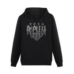 Rhea Ripley Nxt Wrestling Mens Funny Unisex Sweatshirts Graphic Print Hooded Black Sweater L von BSapp