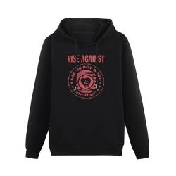 Rise Against Good Enough Mens Funny Unisex Sweatshirts Graphic Print Hooded Black Sweater XXL von BSapp