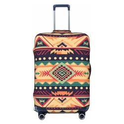 BTCOWZRV Southwestern Style Pattern Print Luggage Cover Dustproof Suitcase Cover Elastic Travel Luggage Protector Suitcase Protector Luggage Sleeves Fit 18-32 Inch Luggage, Schwarz , L von BTCOWZRV