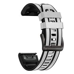 BUDAY 22 x 26 mm Schnellverschluss-Armband für Garmin Fenix 7 7X 5 5X 5 Plus 6 6X Pro 3HR Epix Tactix 7 Pro Zubehörarmband, 22mm For Fenix 6 6Pro, Achat von BUDAY