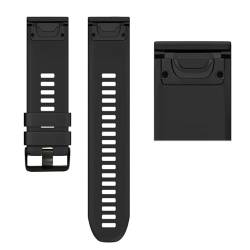 BUDAY 26 mm 22 mm Smartwatch-Armband für Garmin Fenix 6 6S 6X 7 7X 5X 5 5S Schnellverschluss Fenix 7X Fenix 6X Armband aus Silikon, 26mm Fenix 6X 6XPro, Achat von BUDAY