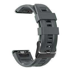 BUDAY 26 mm Smartwatch-Armband für Garmin Fenix 7X 5X Plus 6X Pro 3 3HR Tactix Delta, offizielles Silikon-Armband, 26mm Fenix 5X 6X, Achat von BUDAY