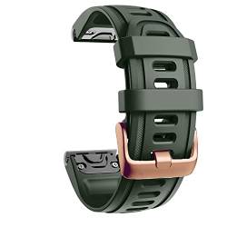 BUDAY Correa Silikon-Uhrenarmbänder mit Schnellverschluss für Garmin Fenix 5S 5SPlus 6S 6SPro Smartwatch-Armband Zubehör, For Garmin Fenix 6S, Achat von BUDAY