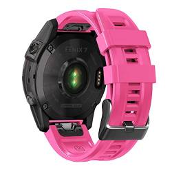 BUDAY Smartwatch-Schnellverschluss-Armband für Garmin Fenix 7 7X epix 22, 26 mm, Silikonband für Garmin 6, 6X, Pro 5, 5X Plus, 3, 3HR, 945 Correa, 22mm Fenix 5 5Plus, Achat von BUDAY