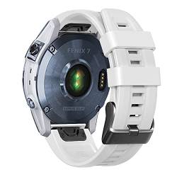BUDAY Smartwatch-Schnellverschluss-Armband für Garmin Fenix 7 7X epix 22, 26 mm, Silikonband für Garmin 6, 6X, Pro 5, 5X Plus, 3, 3HR, 945 Correa, 22mm Fenix 7 epix, Achat von BUDAY