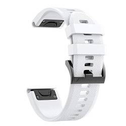 BUDAY Uhrenarmband für Garmin Fenix 7 7X 6 6X Pro 5X 5 Plus 3 HR MK2 Easyfit Smartwatch-Armband Correa 26, 22 mm, Silikon Schnellverschluss-Armband, 22mm For Epix, Achat von BUDAY