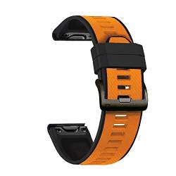 BUDAY Uhrenarmband für Garmin Forerunner 935 945 Fenix7 7x 5 6 5x 6x 3 Std. Silikon-Smartwatch, 22 mm, 26 mm, Schnellverschluss-Armband, 22MM Fenix 5 6 7, Achat von BUDAY