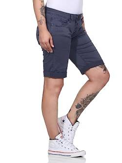 BUENA VISTA Jeans Hosen Damen - Malibu Short - Stretch Twill - dunkleres blau (as3, Alpha, s, Regular, Regular) von BUENA VISTA