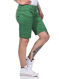 Buena Vista Jeans Hosen Damen - Malibu Short - Stretch Twill - grün (as3, Alpha, l, Regular, Regular) von Buena Vista
