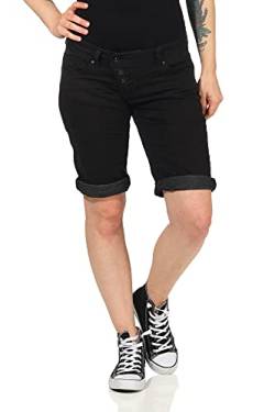 Buena Vista Jeans Hosen Damen Malibu Short Sweat Denim - Black - schwarz (XS) von Buena Vista