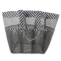 BUGUUYO Mesh-Waschtasche Handtasche Reisetasche Behälter für -Toilettenartikel Duschablage aus Mesh Organizer-Einkaufstasche große Kosmetiktasche Duschablage fürs Netz von BUGUUYO