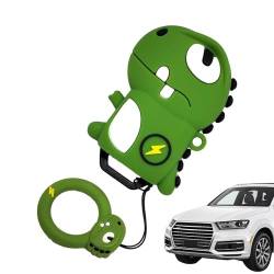 Dinosaurier-Silikon-Autoschlüssel-Hülle | Dinosaurier-For , weiche Schlüsselhülle mit Schlüsselanhänger, Schlüsselschutz für Damen und Herren, Schlüsselabdeckungen für Autoschlüssel, niedliche von BUKBAG