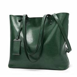 BUKESIYI Damen Tasche Schultertasche Handtasche Frauen Klein Weekender PU Leder CCDE77302 Grün von BUKESIYI