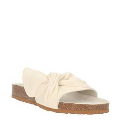 BULLBOXER Damen Pantoletten, Frauen Clogs,slipper,slides,sandalen,sommerschuhe,freizeitschuhe,weiblich,lady,women's,woman,Weiß (White),38 EU / 5 UK von BULLBOXER