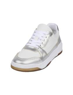 BULLBOXER Women Sneaker Low 443001E5L_ White-Silver 40 von BULLBOXER