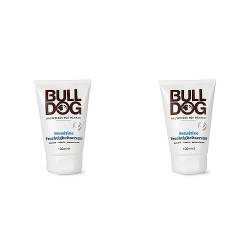 BULLDOG - Hautpflege für Männer | Sensitive Feuchtigkeitscreme | Gesichtscreme für sensible Haut | 100ml (Packung mit 2) von BULLDOG